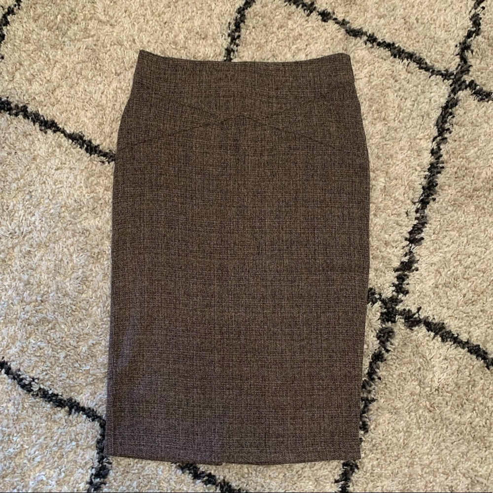 New York and Company brown skirt